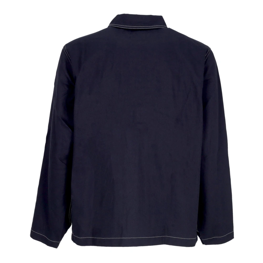 HUF Marineblauwe Werkjas met Vintage Naden Blue Heren