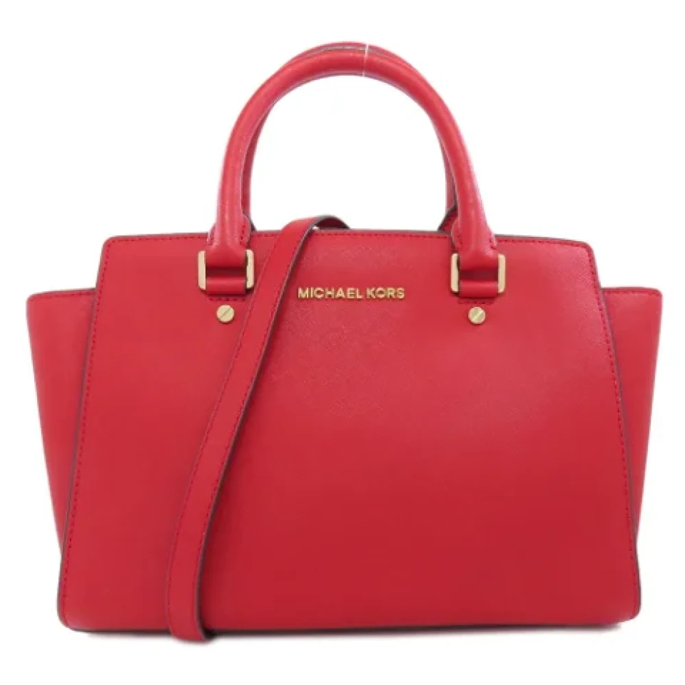 Michael Kors Pre-owned Fabric handbags Red Dames