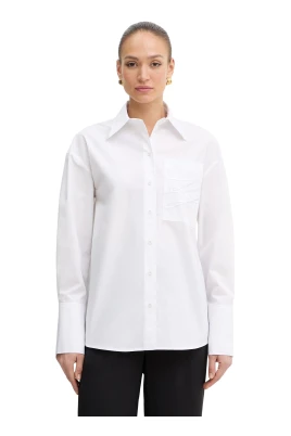 Embroidered Pocket Cotton Shirt