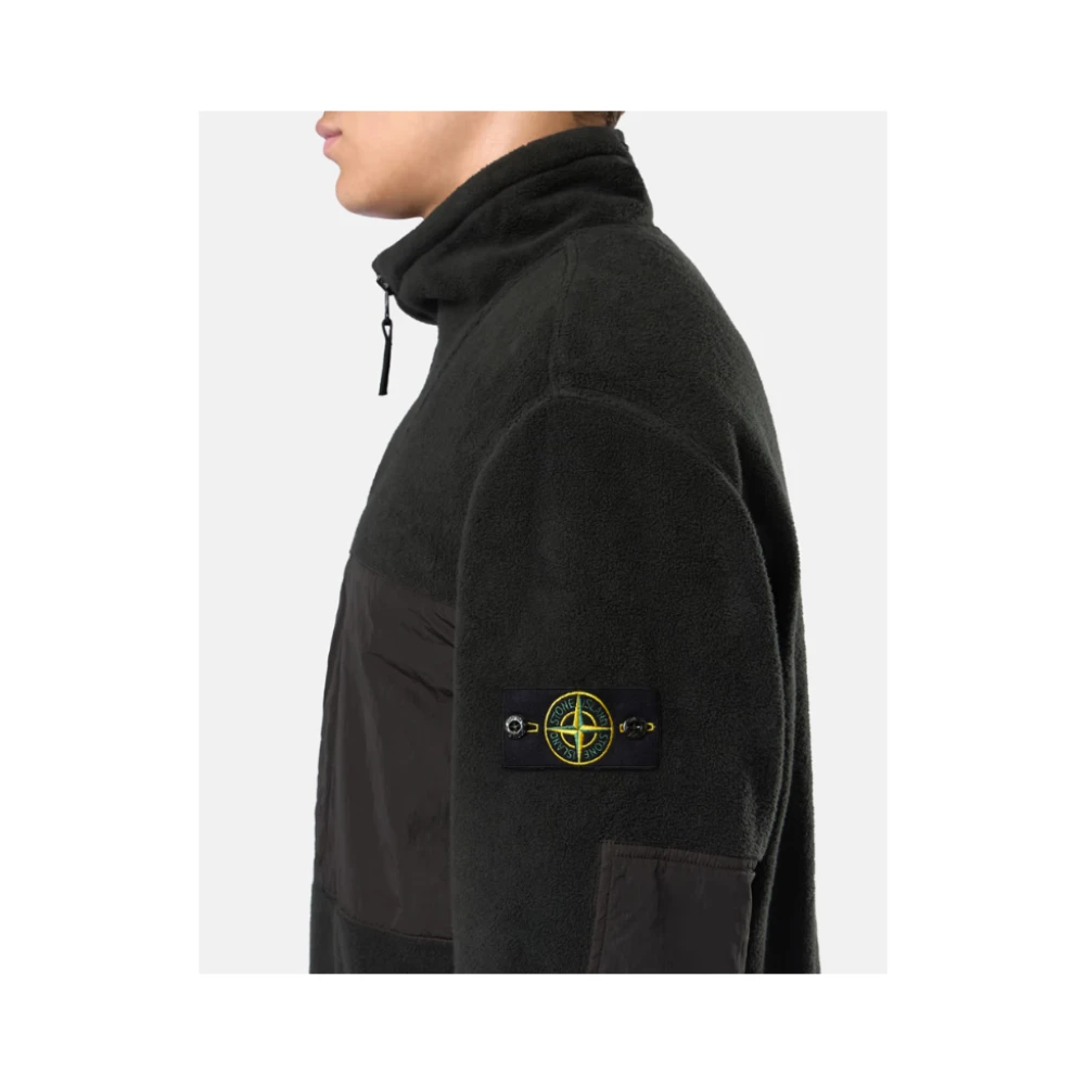 Stone Island Grijze Track Top met Anti-Drop Gray Heren