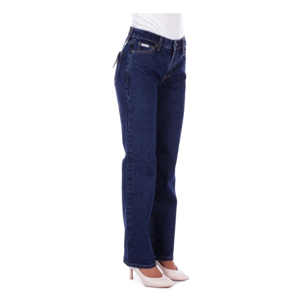 Guess Logo Achterkant Rits Sluiting Regular Fit Blue Dames