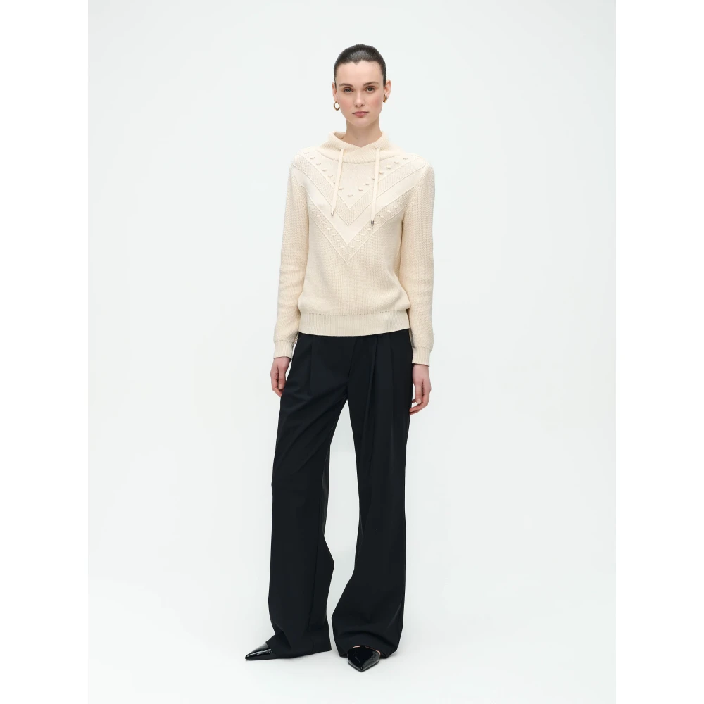 Jane Lushka Nadig Pullover | Ecru Beige Dames
