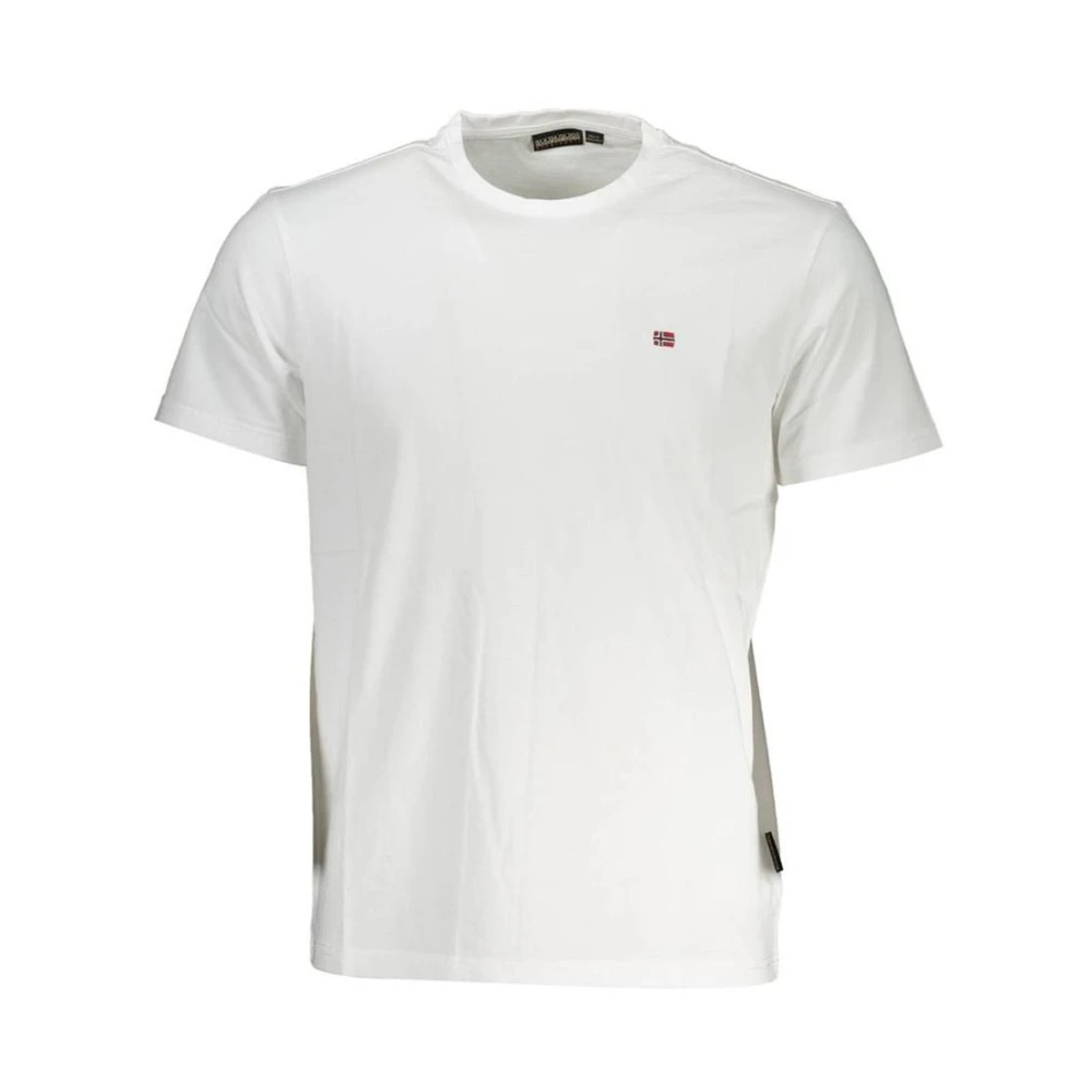Napapijri Mannelijk Wit Te Crew Neck Tee