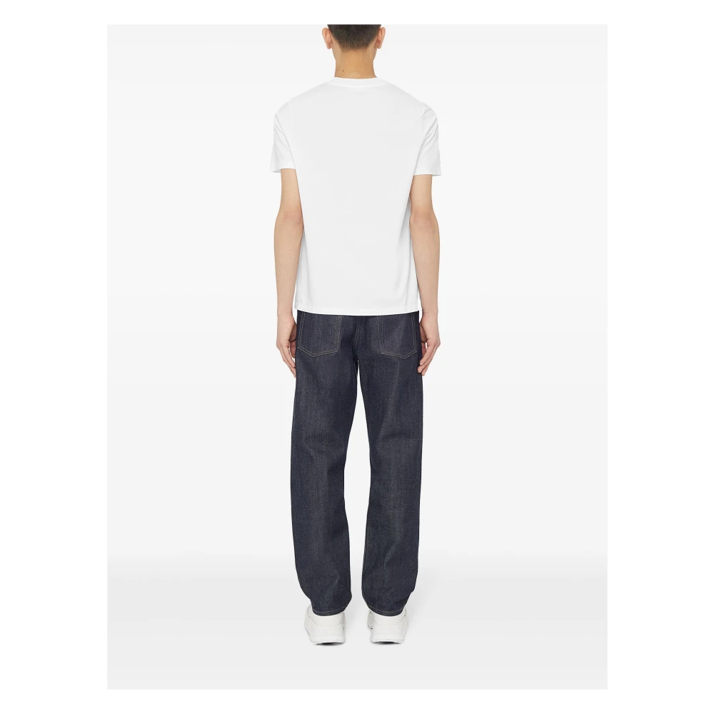 Jil Sander Cloud White Crew-Neck T-Shirt White Heren