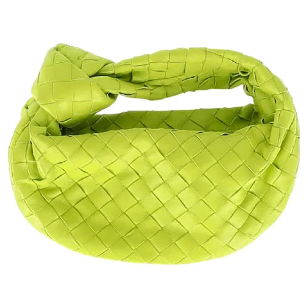 Bottega Veneta Vintage Pre-owned Leather clutches Green Dames