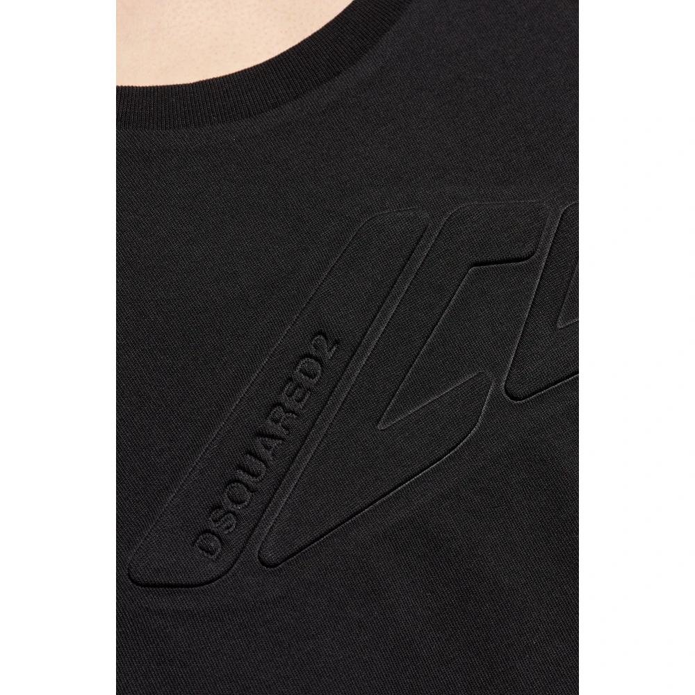 Dsquared2 Mouwloos T-shirt Black Heren