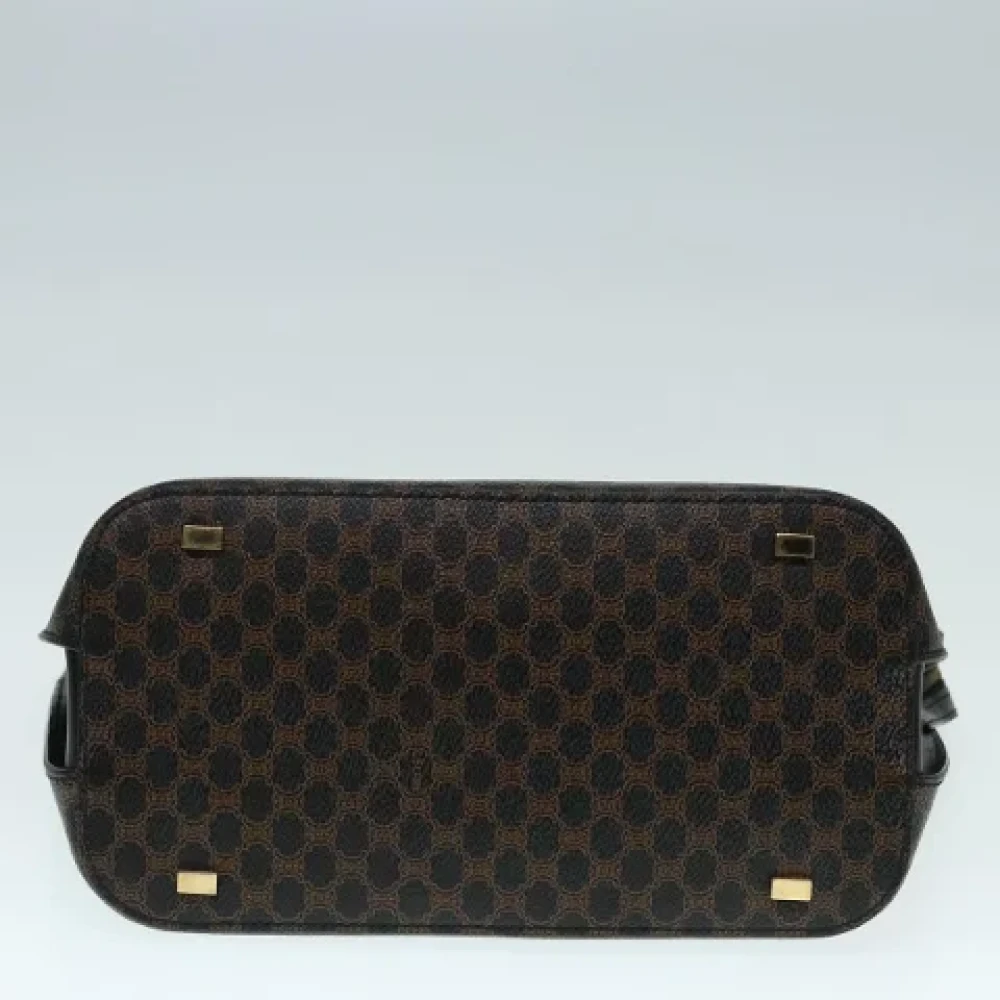 Celine Vintage Pre-owned Canvas handbags Black Dames