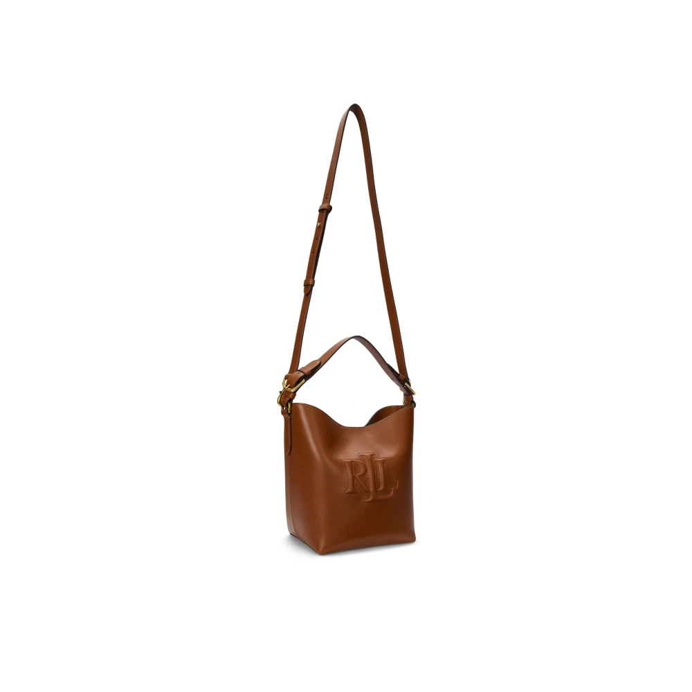 Ralph Lauren Witley MD BK Bucket BAG Medium Brown Dames