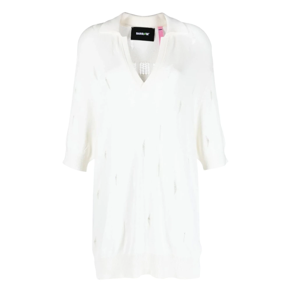 Barrow Uomo Bianco Maglie, M, New,