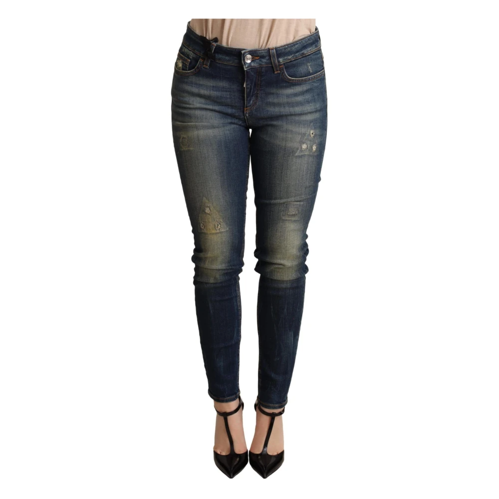 Dolce & Gabbana Women's Blue Skinny Jeans,, Dark Slim-Fit Skinny Jeans 2XS