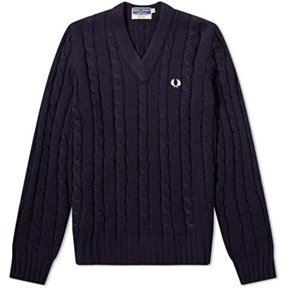 Knitwear > V-neck Knitwear - - Fred Perry - Modalova