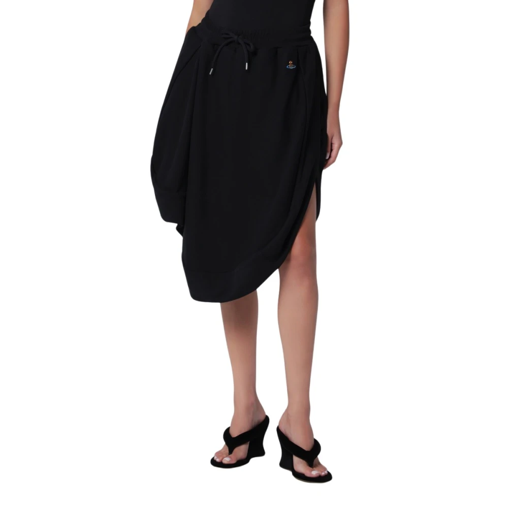 Vivienne Westwood Women's Black Zingara Cotton Skirt - Image 3