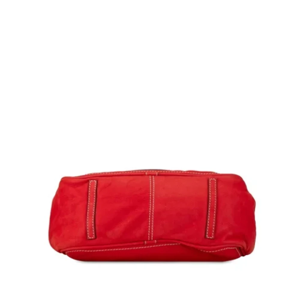 Loewe Pre-owned Leather shoulder-bags Red Dames