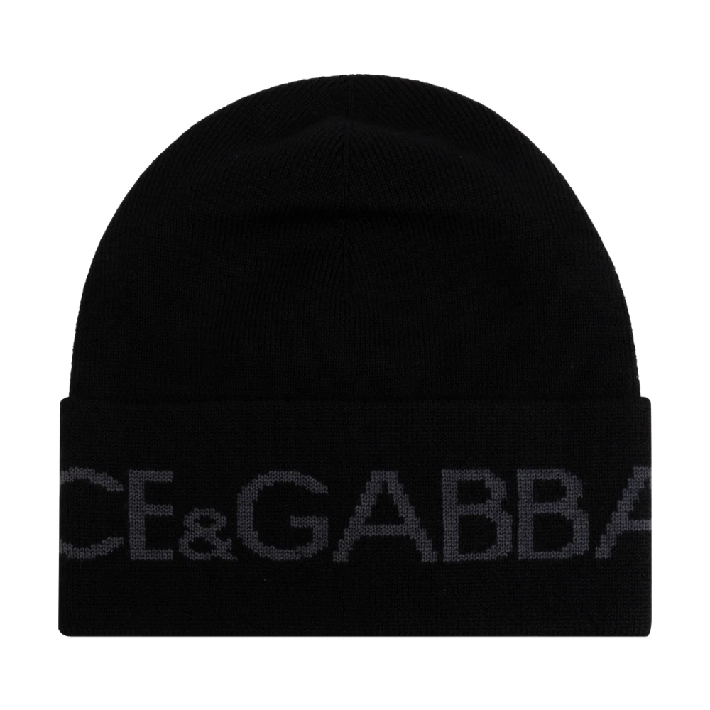 Dolce & Gabbana Pet met Logo Black Heren