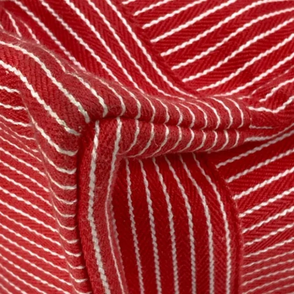 Hermès Vintage Pre-owned Fabric shoulder-bags Red Dames
