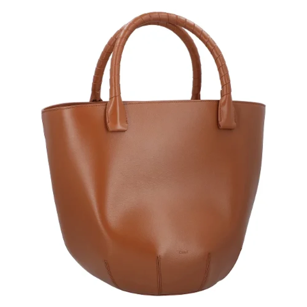 Chloé Leather totes Brown Dames