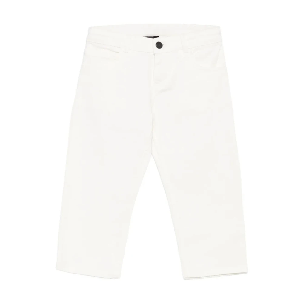 Fay Boys White Ivory Trousers For Aw25 - Trousers - 6 Y - Kids