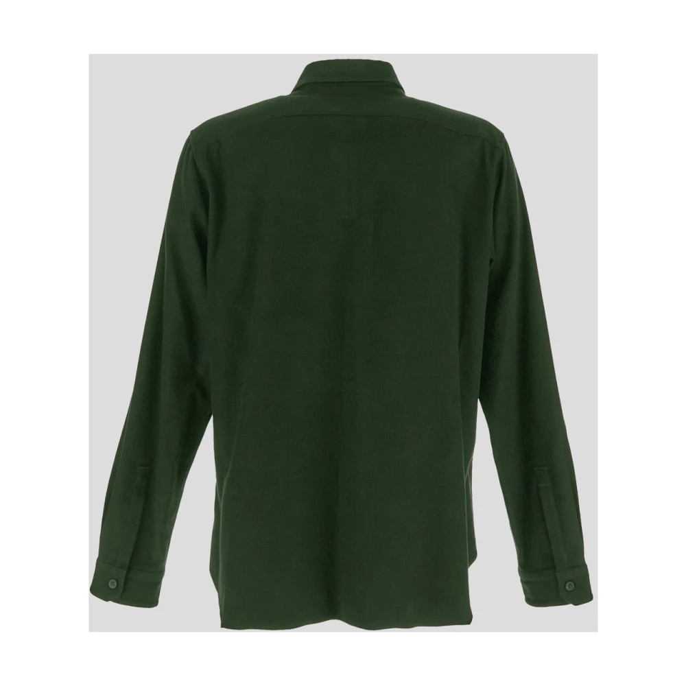 Rick Owens Katoenen Werkshirt Green Heren