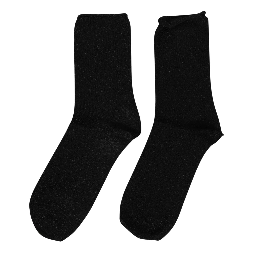 Dolce & Gabbana Men Black Viscose Mid Calf Accessory Socks - L - Image 2
