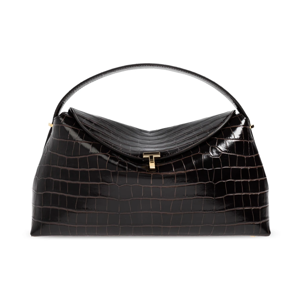 Totême T-Lock Handbag - Female - Handbags - Brown - One Size - Bags