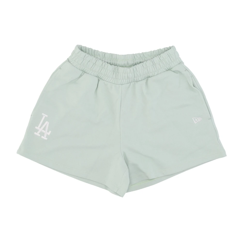 New era Mint White Lifestyle Shorts voor Vrouwen Green Dames