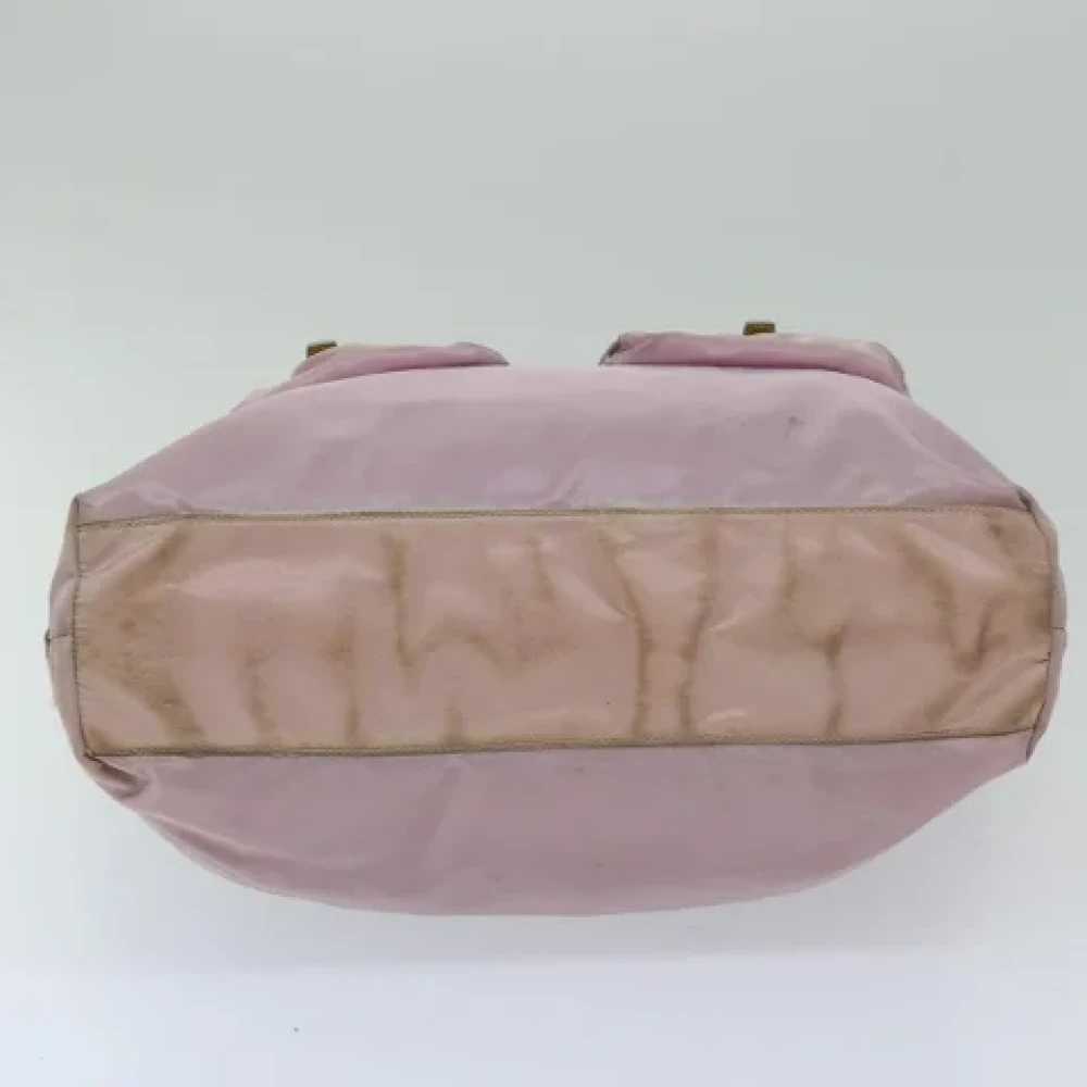 Prada Vintage Pre-owned Nylon totes Pink Dames