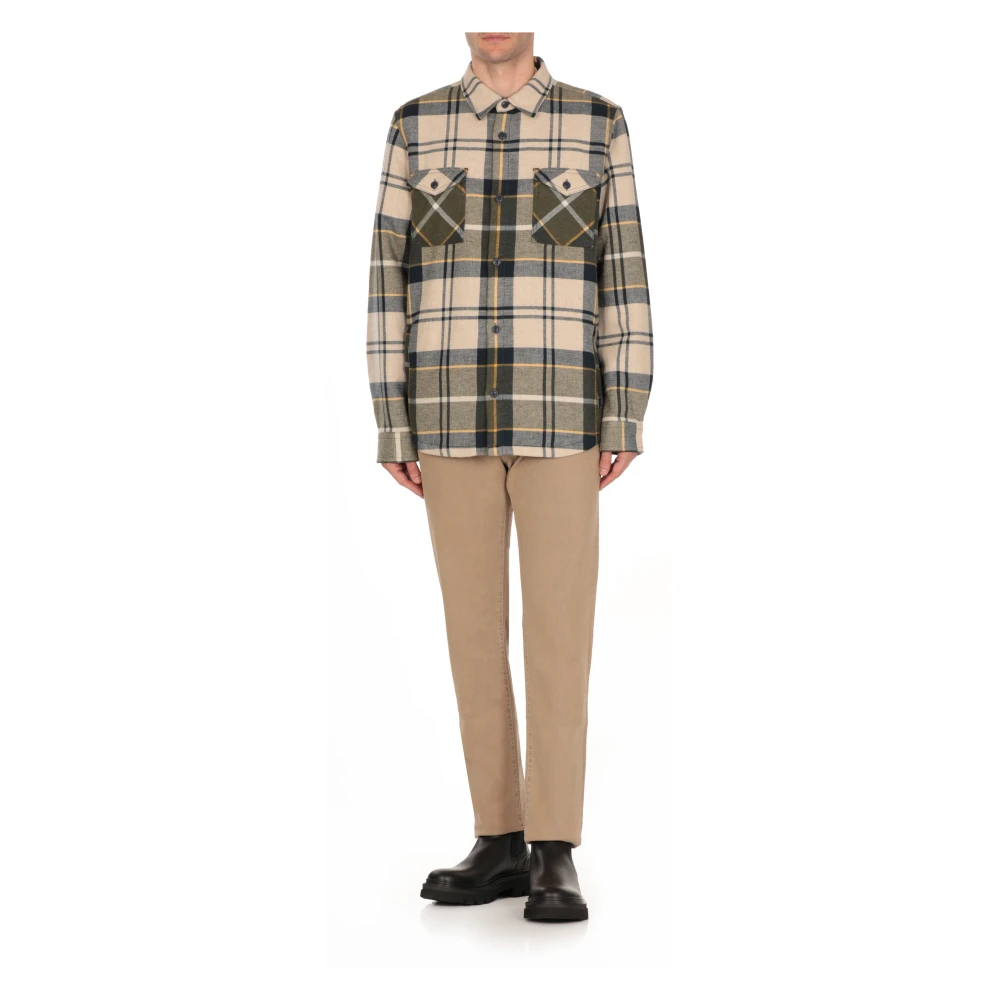 Barbour Multicolor Tartan Katoenen Overhemd met Kraag Multicolor Heren