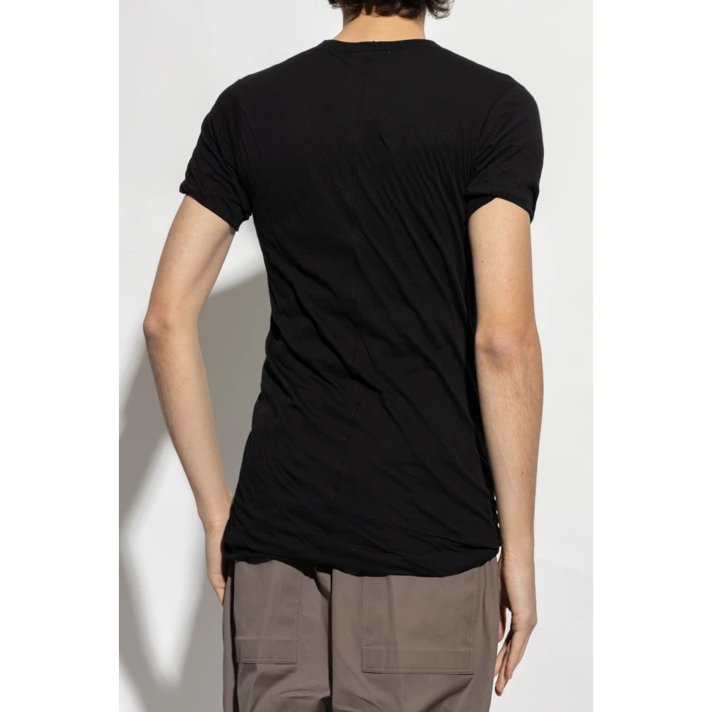 Rick Owens Double SS T-shirt Black Heren