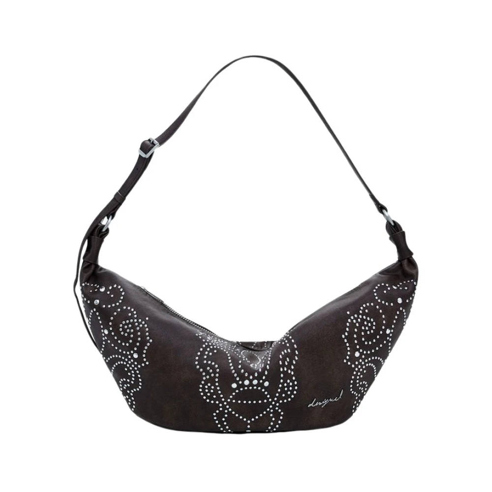 Desigual Donna Marrone Borse, Taglia Unica, New,