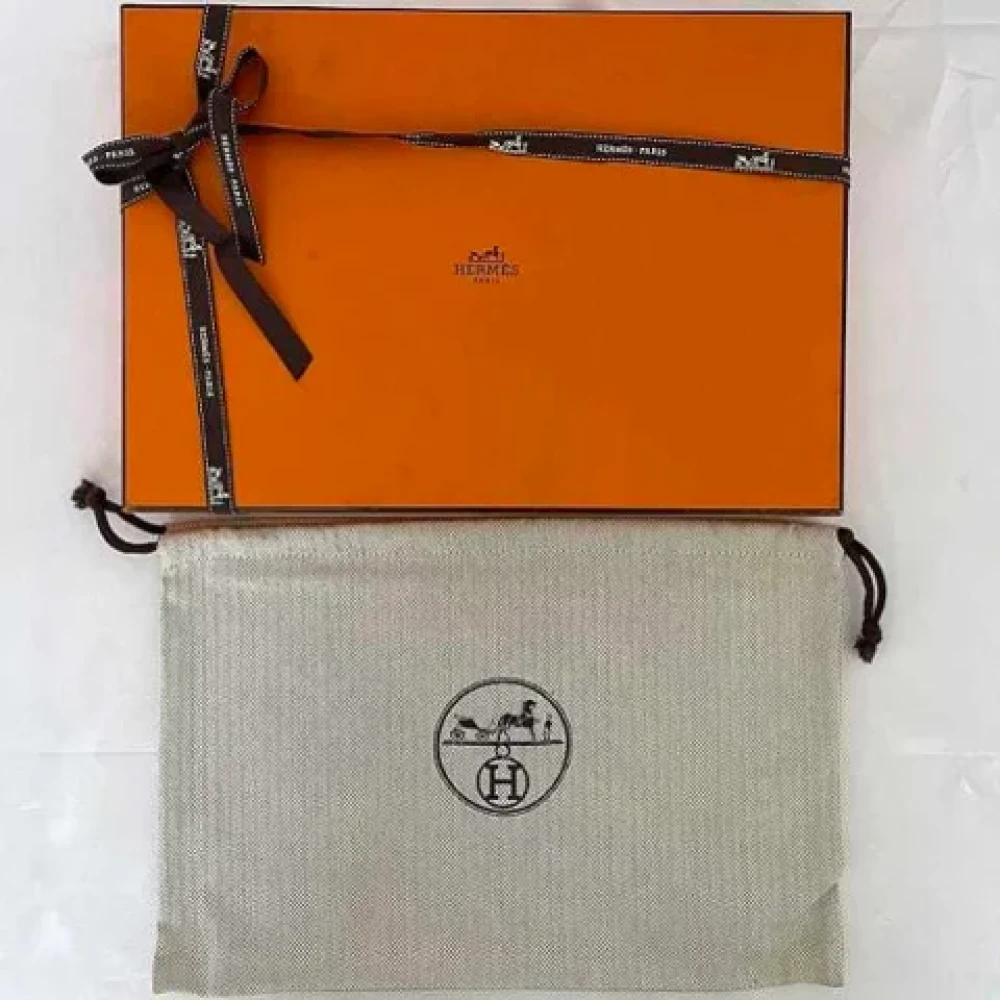 Hermès Vintage Pre-owned Fabric clutches Black Dames