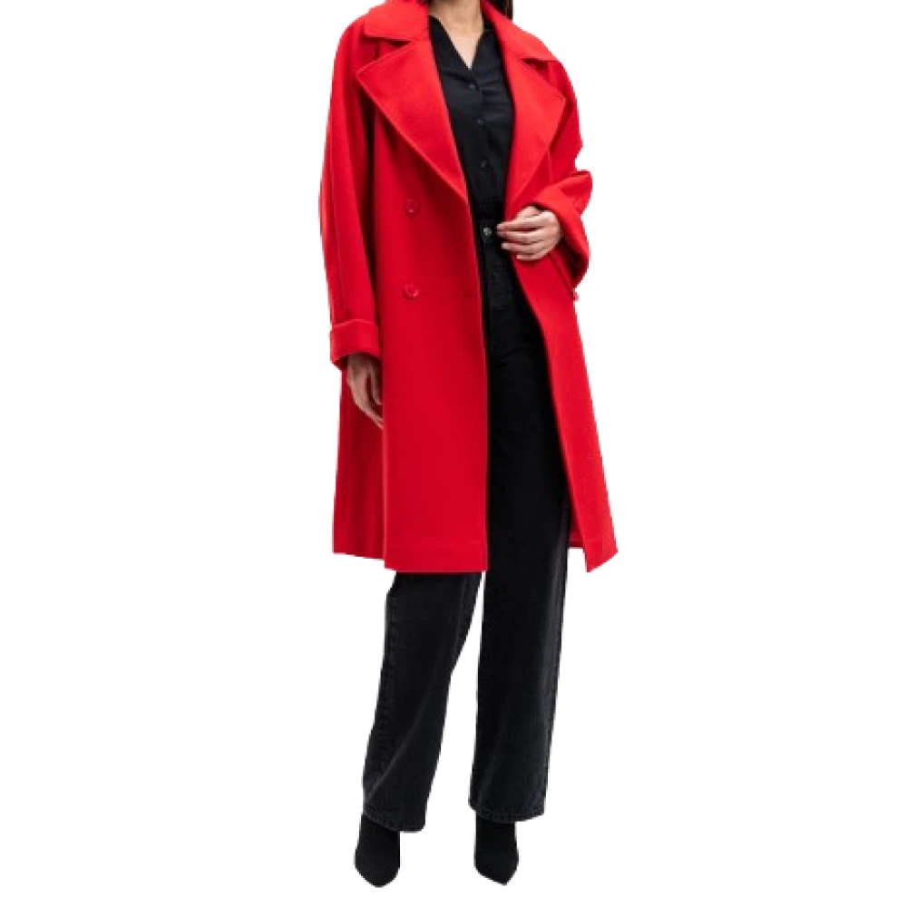 Twinset Rode Jas Aw24 Red Dames