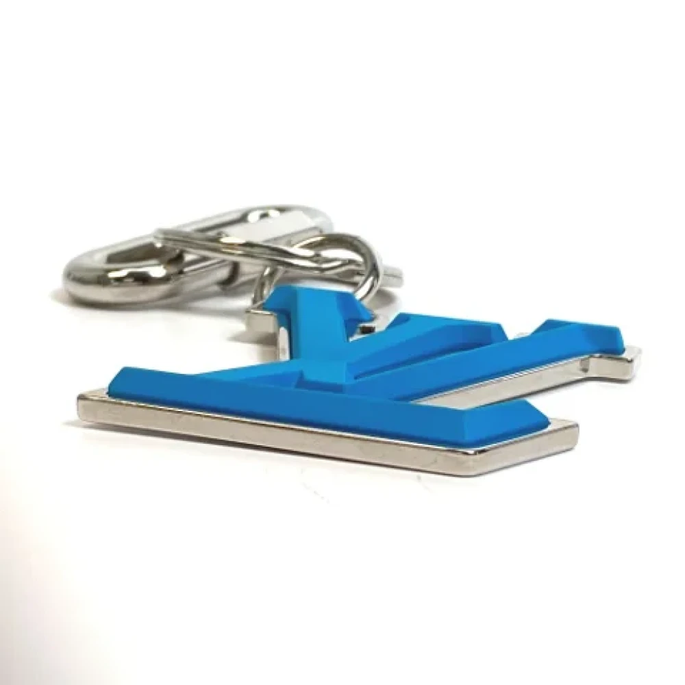 Louis Vuitton Vintage Pre-owned Fabric key-holders Blue Dames