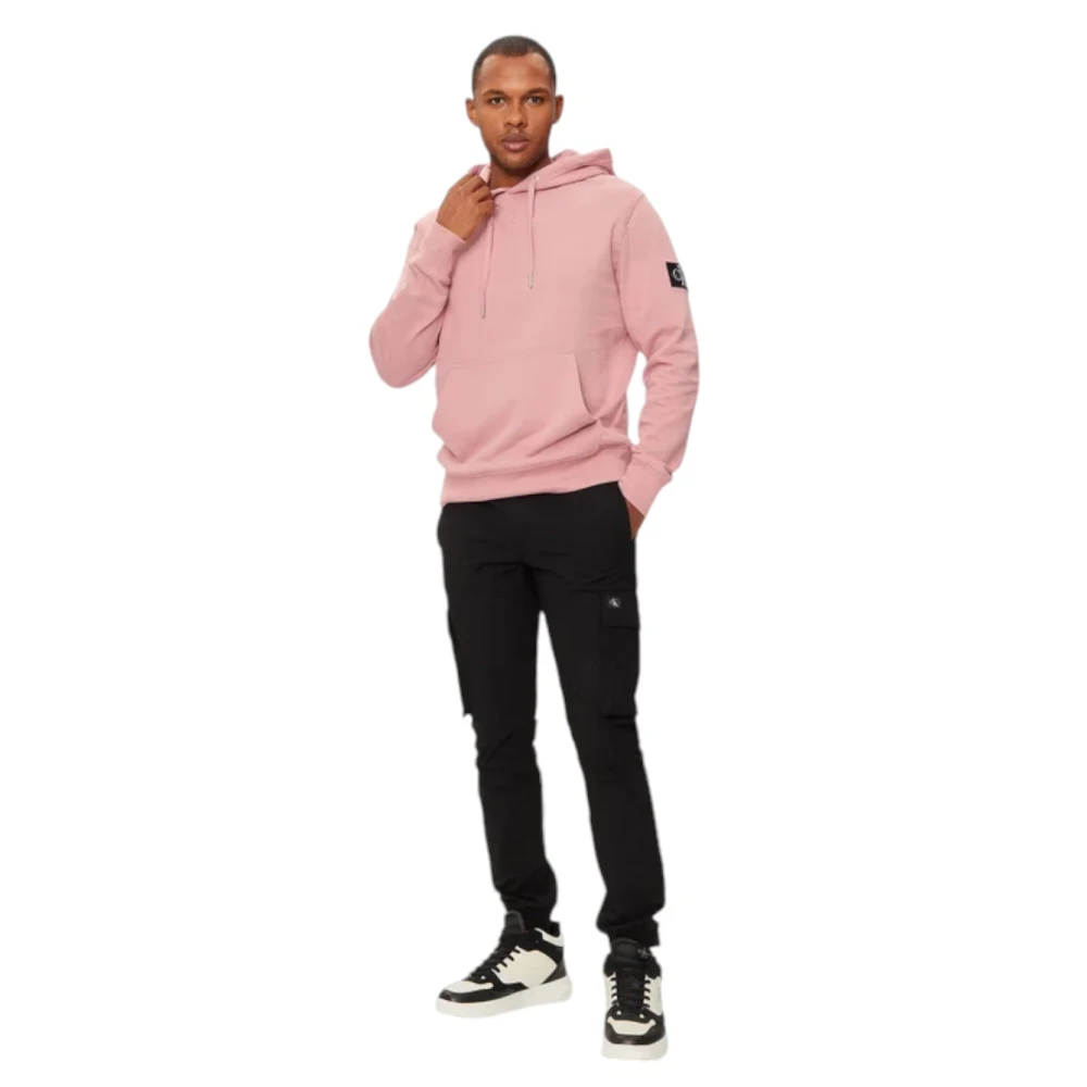 Calvin Klein Stijlvolle Sweatshirt voor Mannen Pink Heren