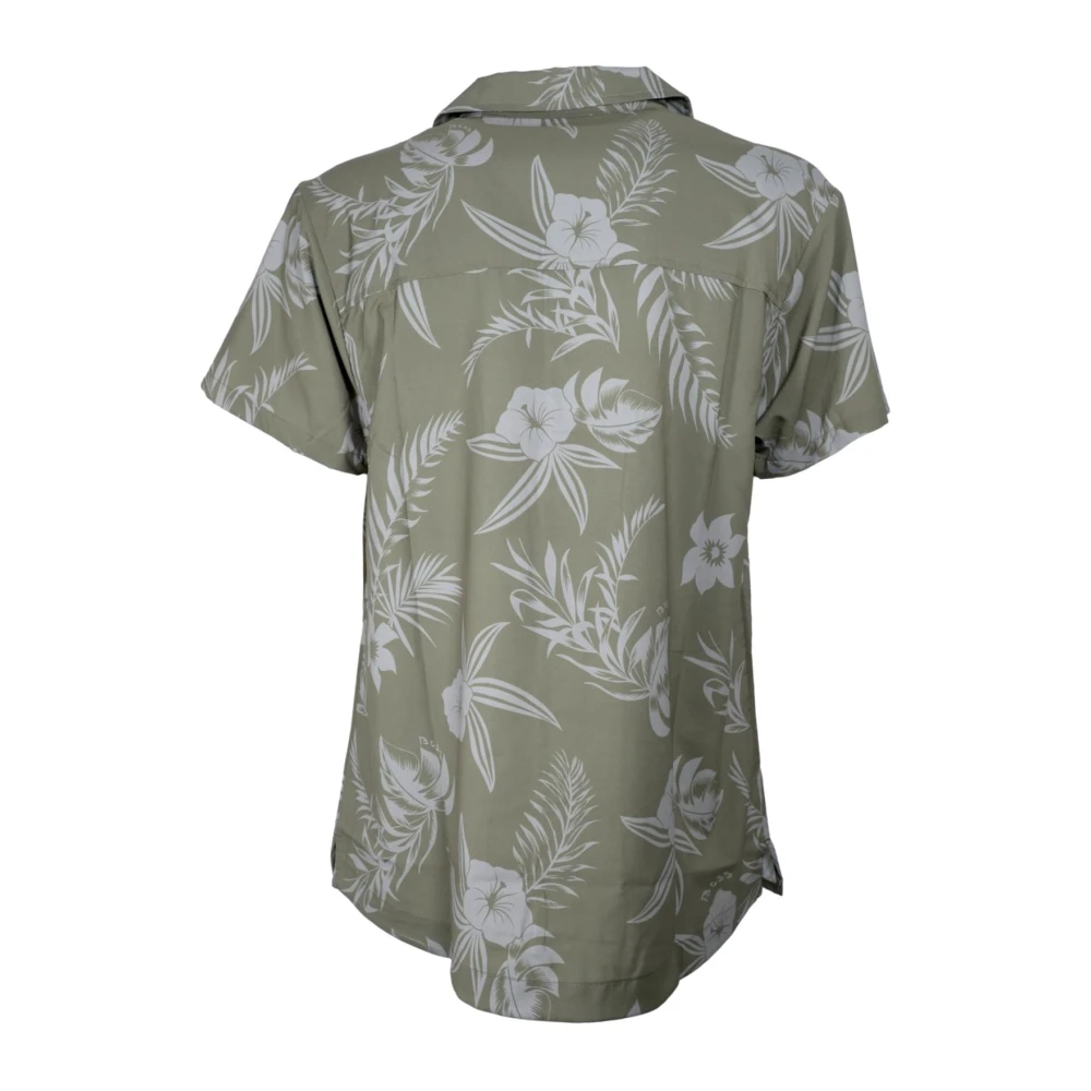 Hugo Boss Groen Beach Shirt Reev 50515699 Green Heren