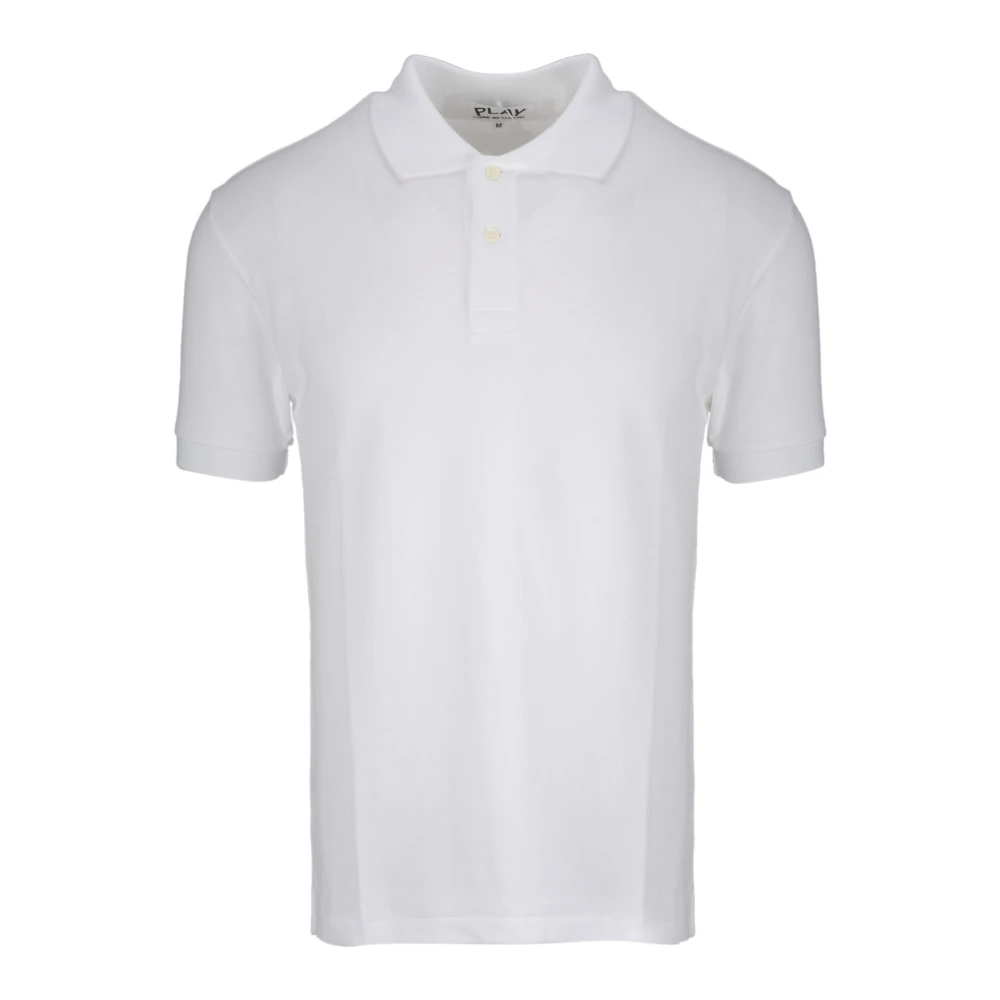 Comme des Garçons Play Poloshirt White Heren