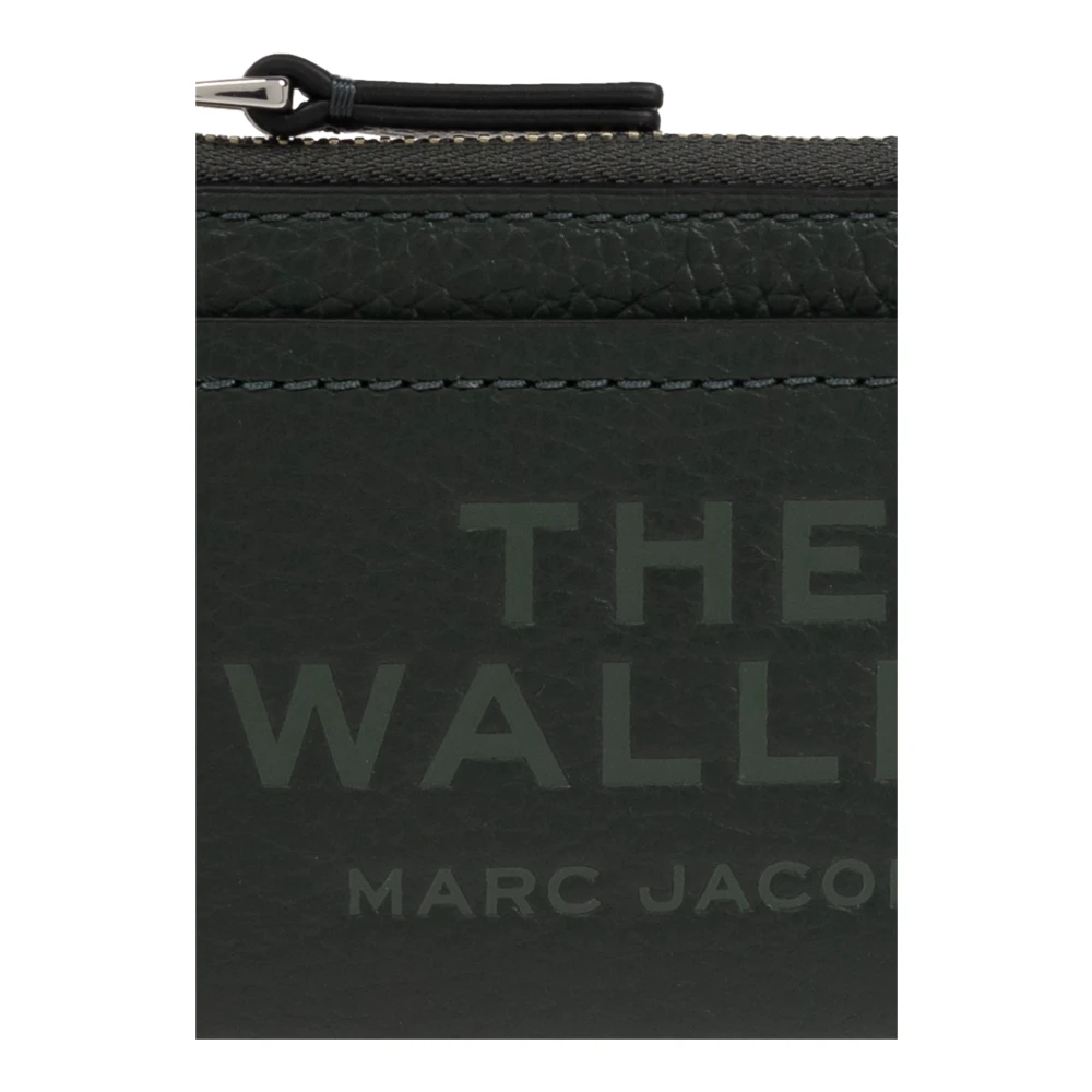 Marc Jacobs Leren Portemonnee Green Dames