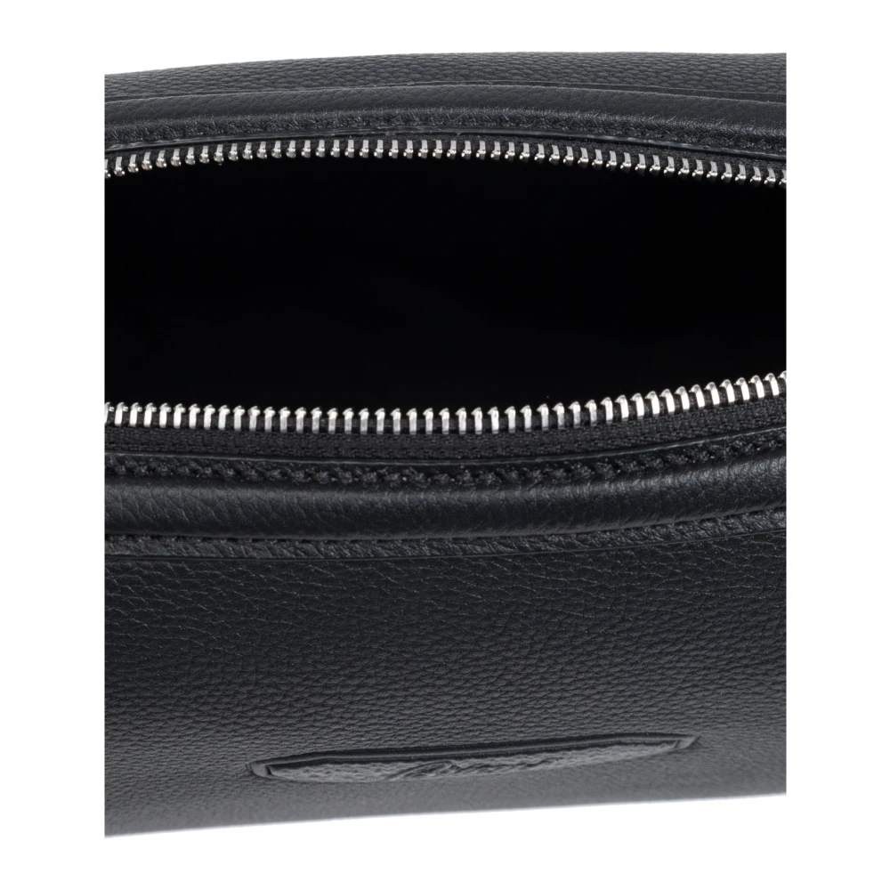 Brioni Leren toilettas Black Heren