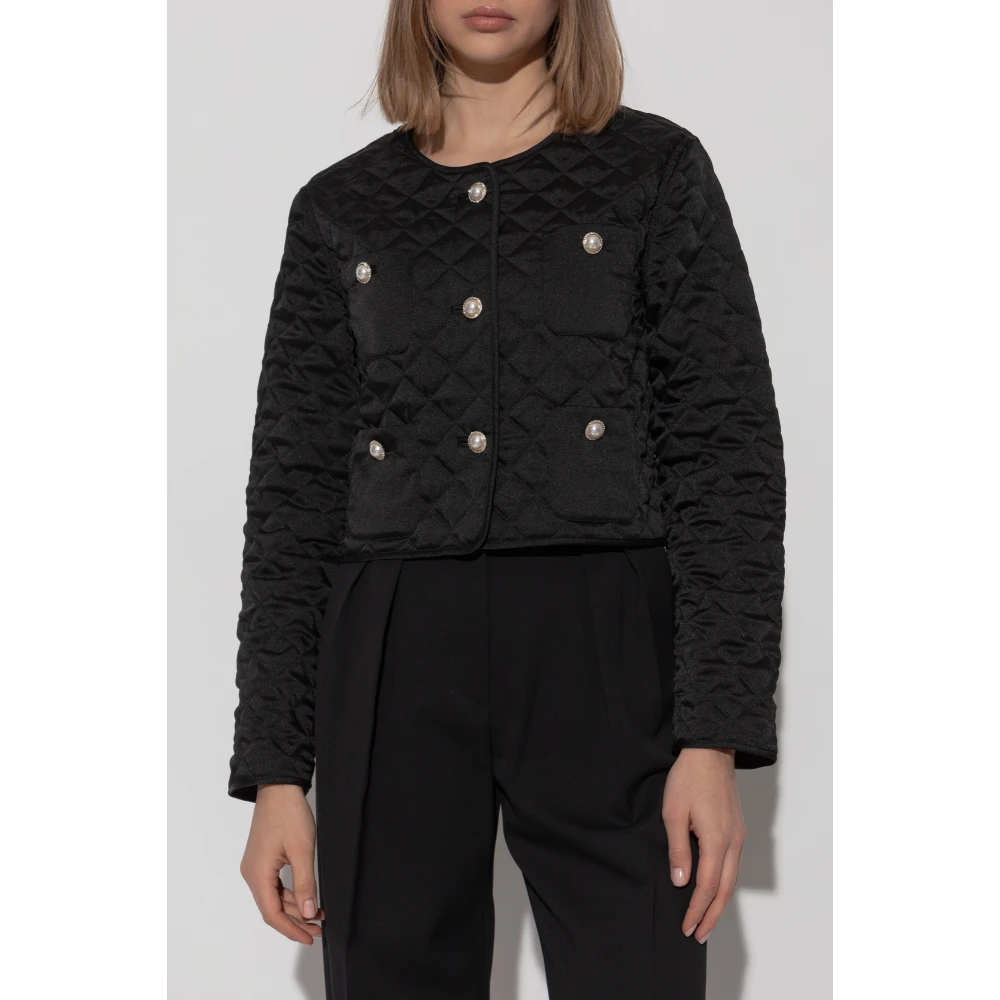 Kate Spade Korte gewatteerde jas Black Dames