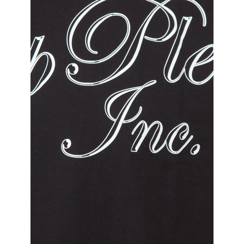 Philipp Plein Zwarte Ronde Hals T-shirt Black Heren