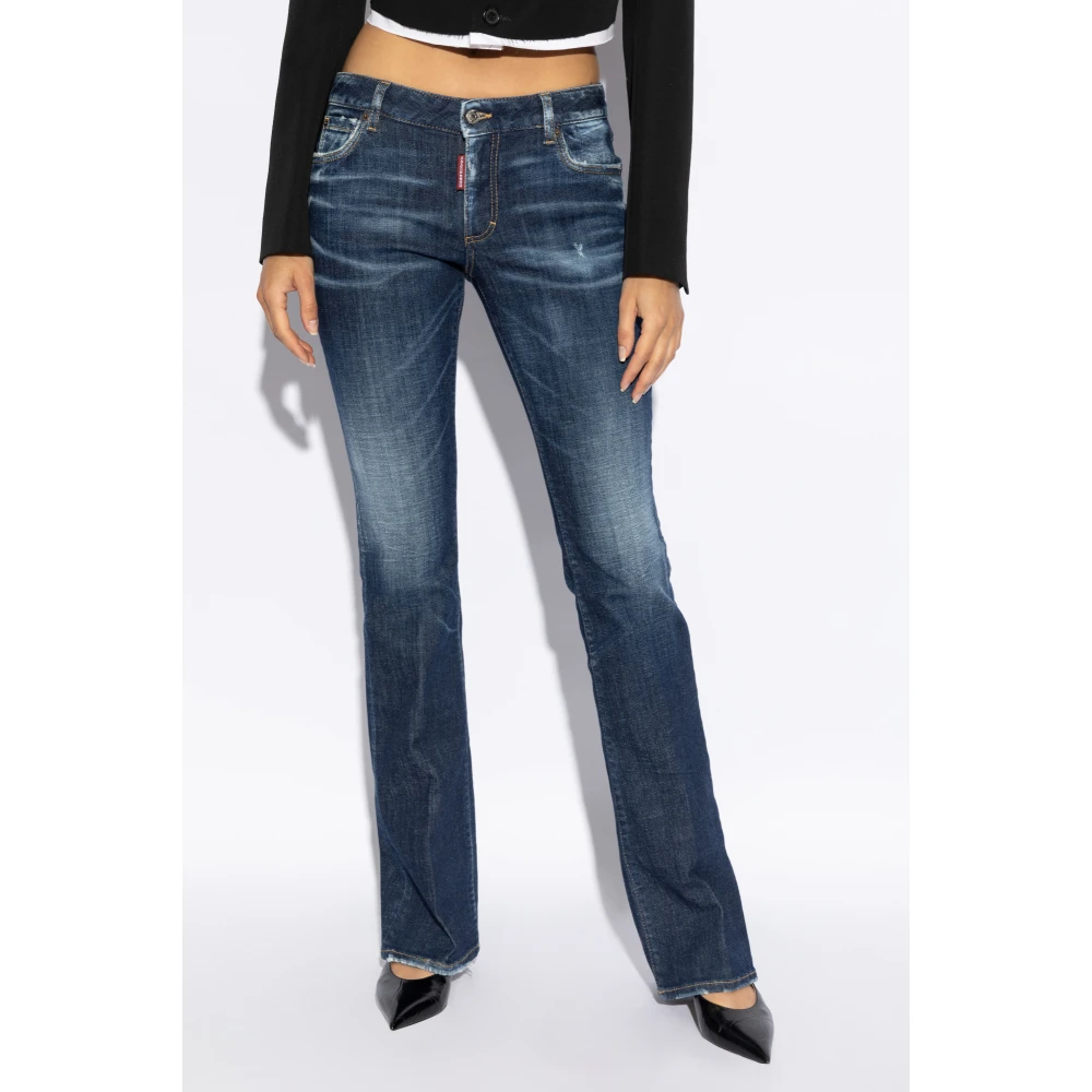 Dsquared2 Jeans Flare Blue Dames