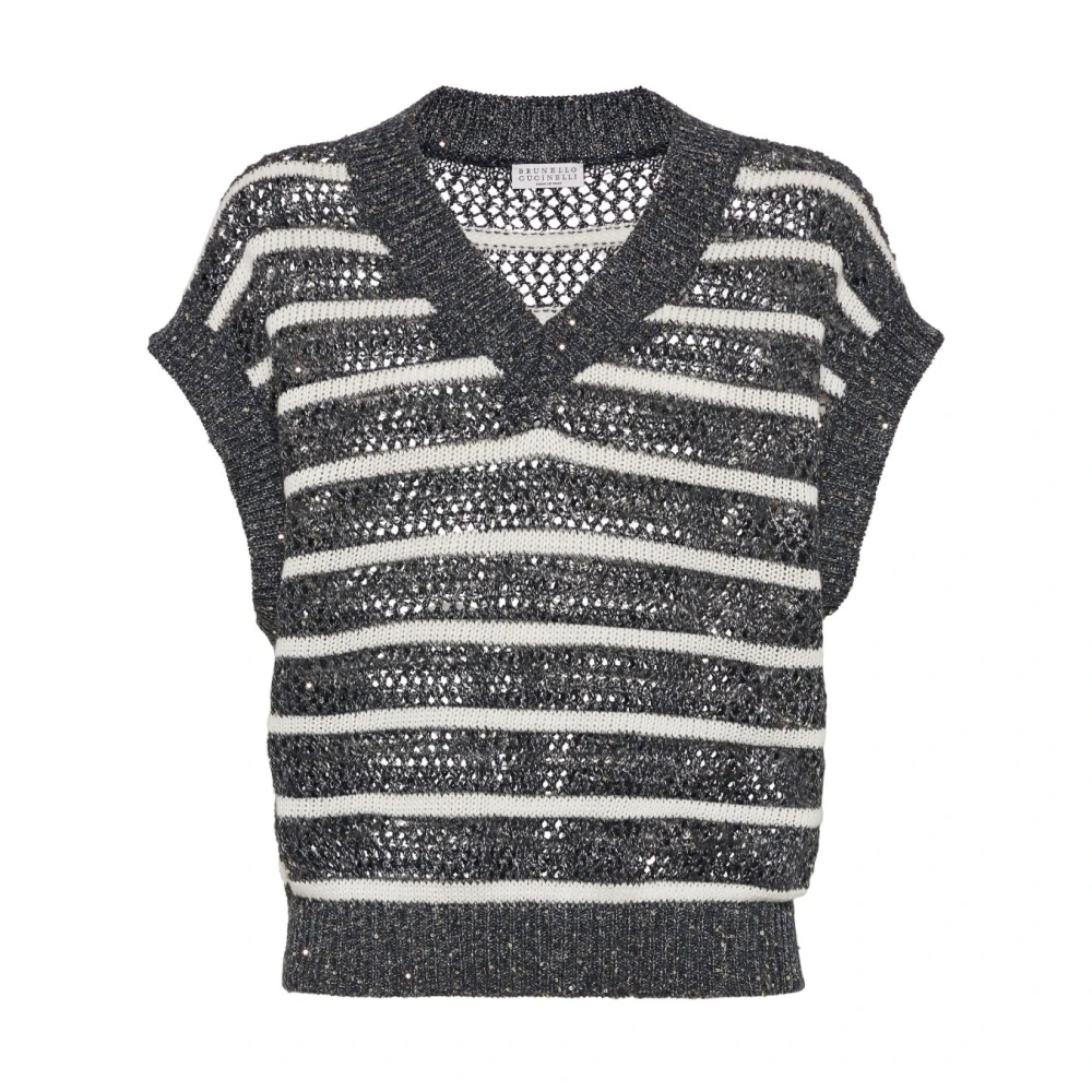 Knitwear > V-neck Knitwear - - Brunello Cucinelli - Modalova