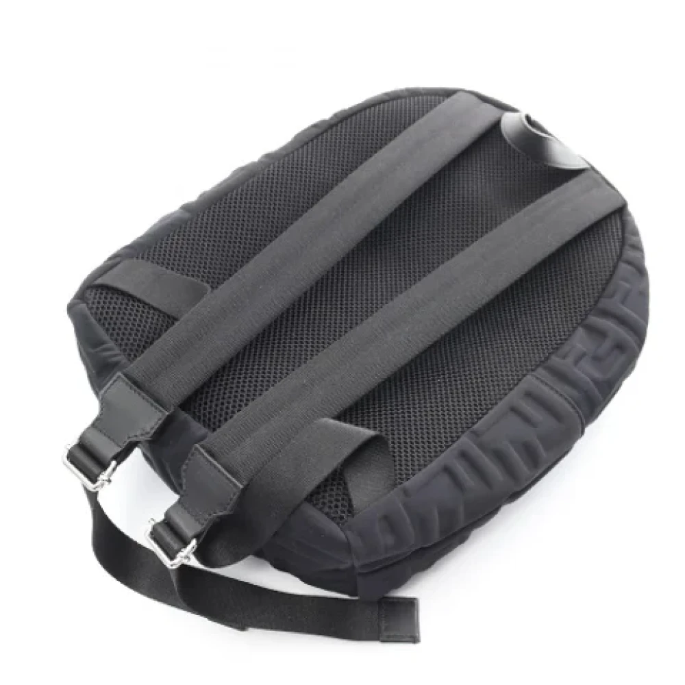 Fendi Vintage Pre-owned Fabric backpacks Black Dames