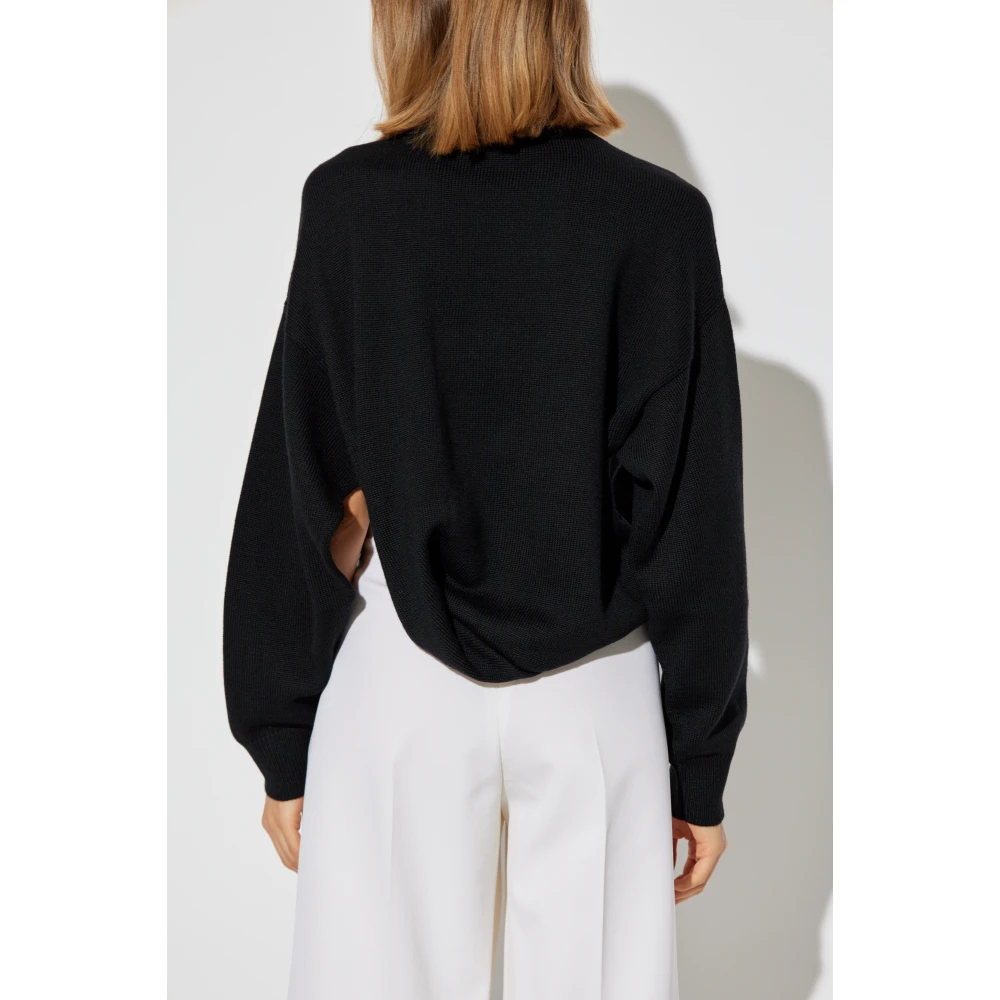 Alaïa Wollen trui Black Dames