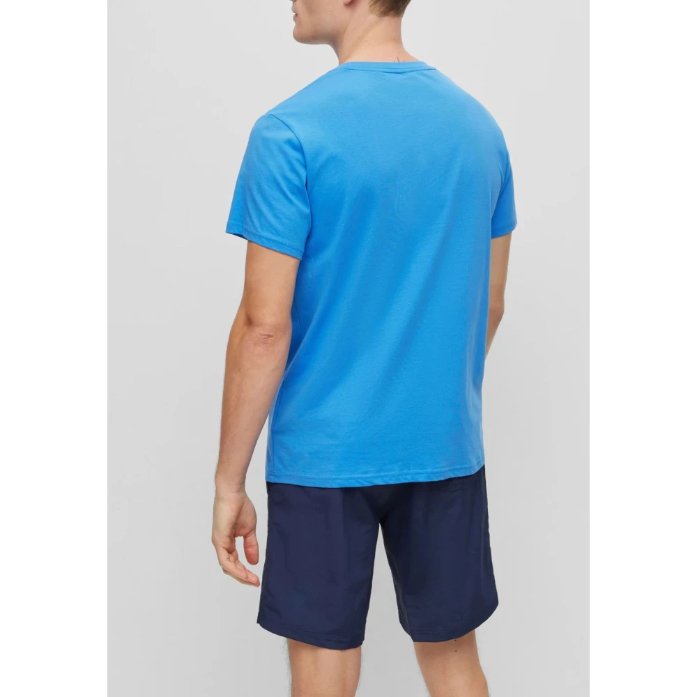 Hugo Boss Heren Casual T-Shirt Blue Heren