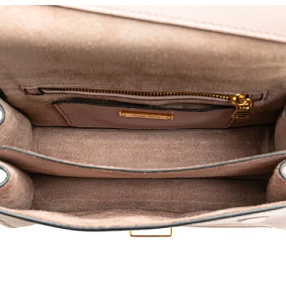 Miu Pre-owned Leather shoulder-bags Pink Dames