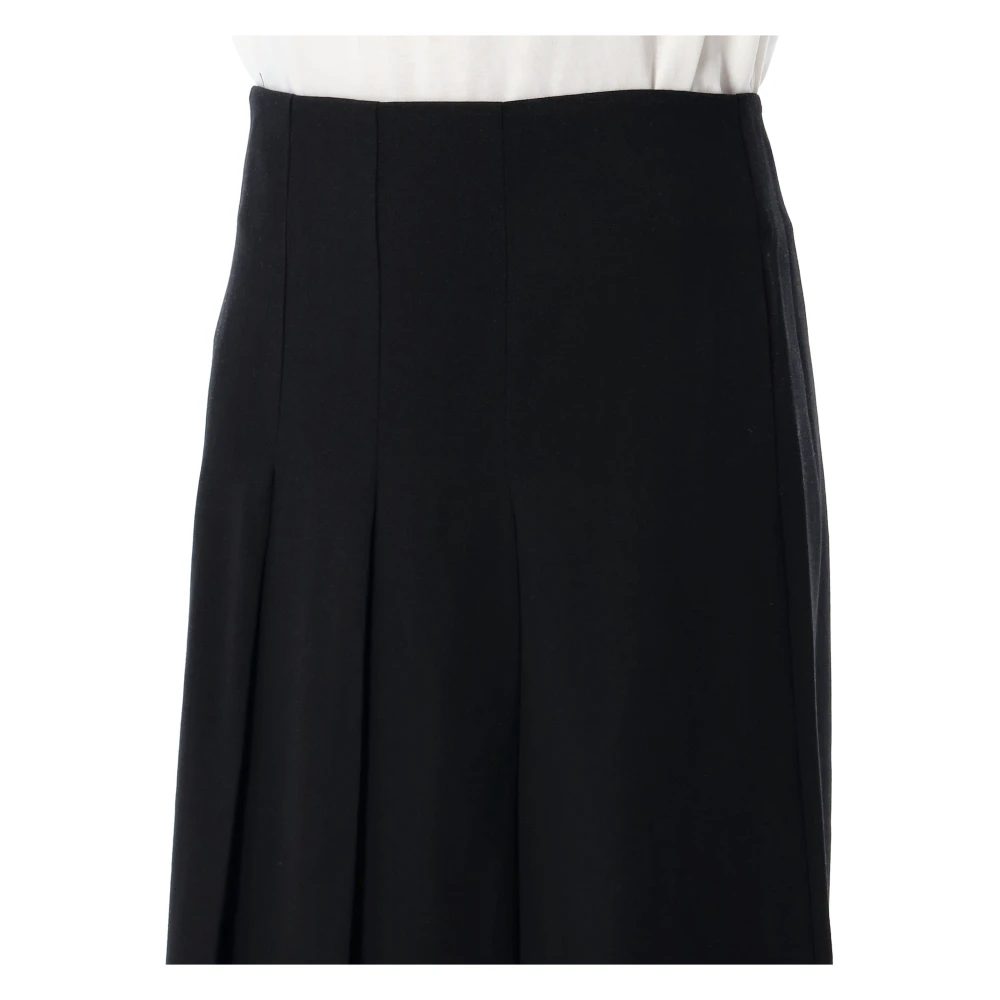 Studio Nicholson Stijlvolle Geplooide Rok Black Dames