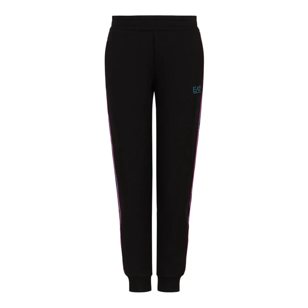 Emporio Armani EA7 Dynamische Atleet Jogger Zwart Multicolor Black Dames