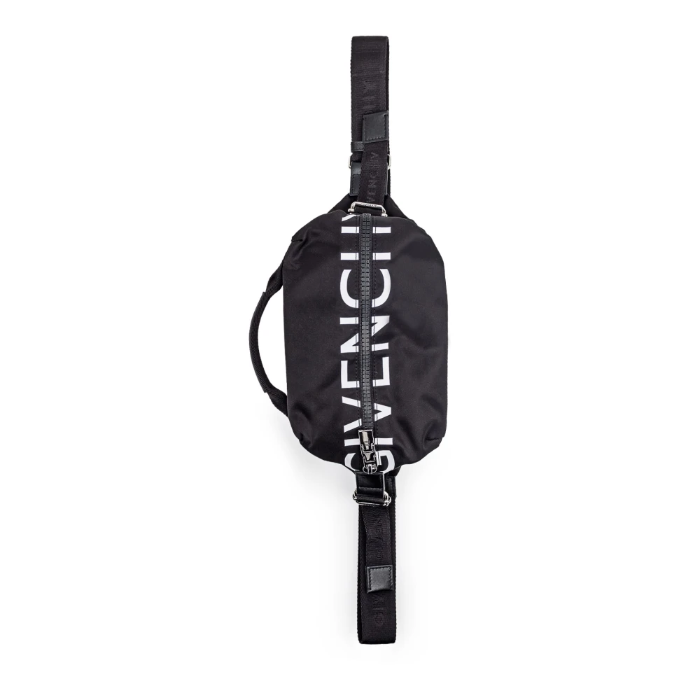 Givenchy Zwarte tassen met verstelbare webriem Black Heren