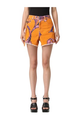 printed-denim-mini-shorts-with-buckle
