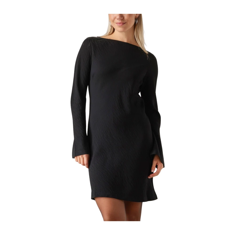 Envii Elegante Zwarte Mini Jurk Black Dames